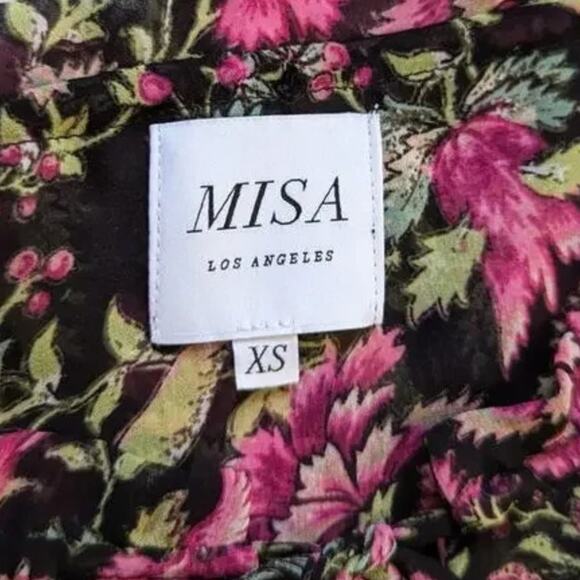 Misa Los Angeles Hollen Dress in Flora Fuchsia - Picture 6 of 6